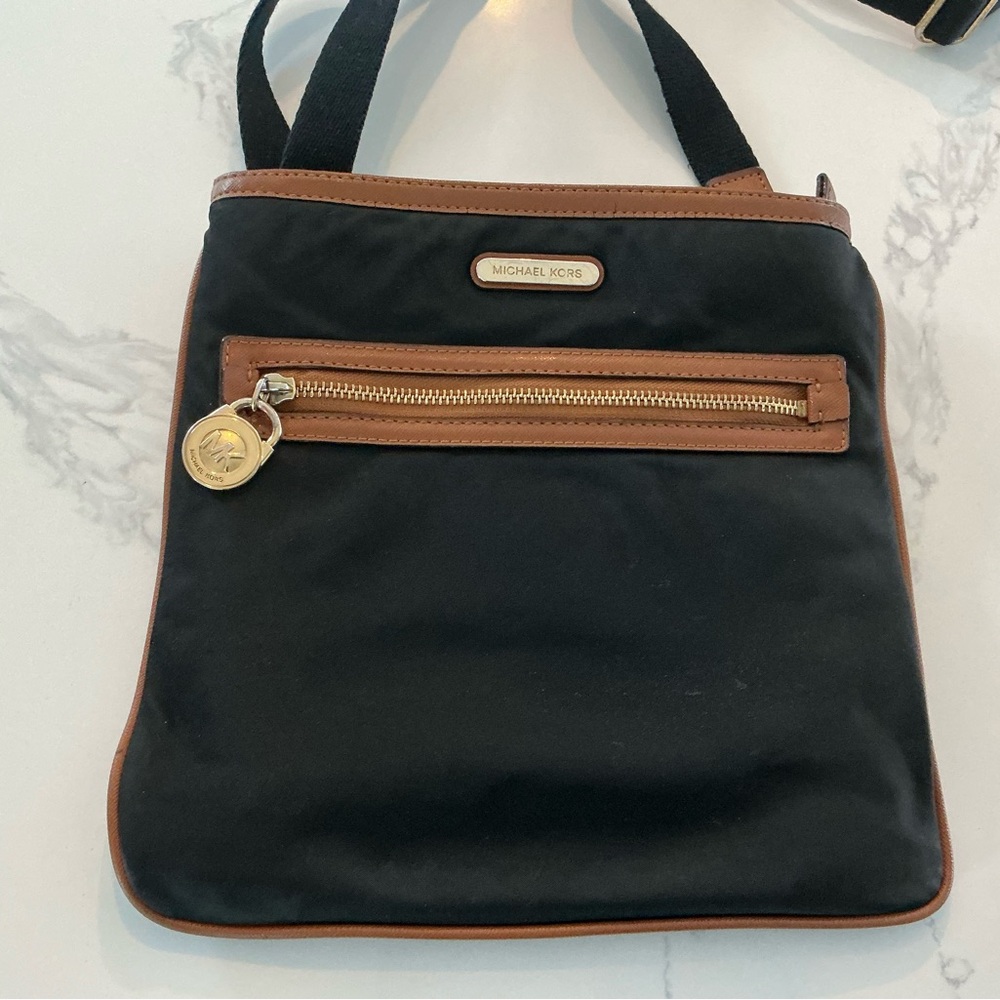 Michael Kors Black Messenger/Crossbody Bag